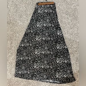 Alloy Apparel Animal Print Maxi Skirt - Size Small